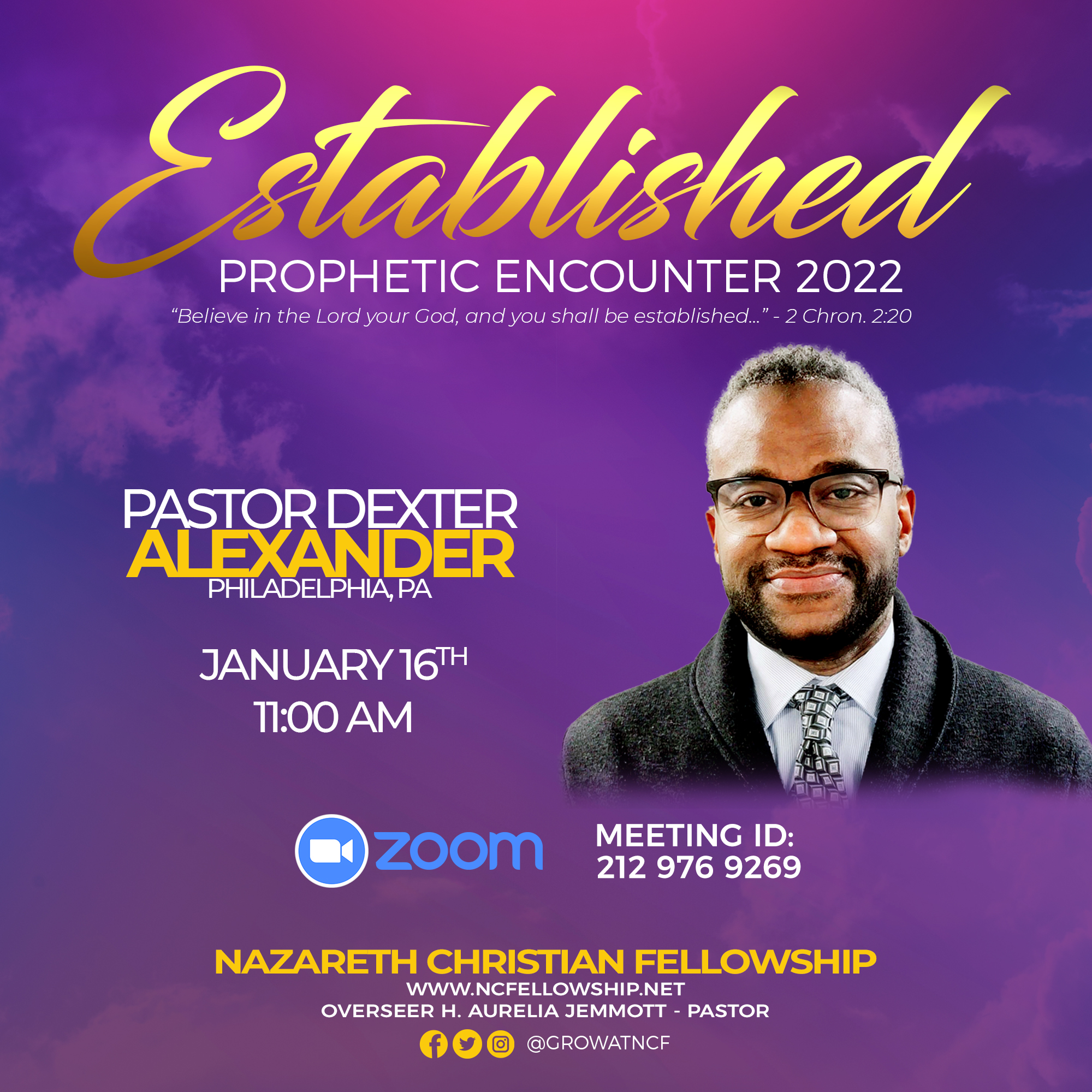 Encounter Pastor Dexter Alexander